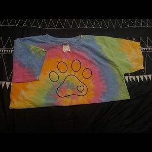 Paw tie dye, Youth sizes